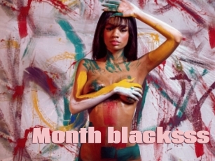 month_blacksss Afro Fuck